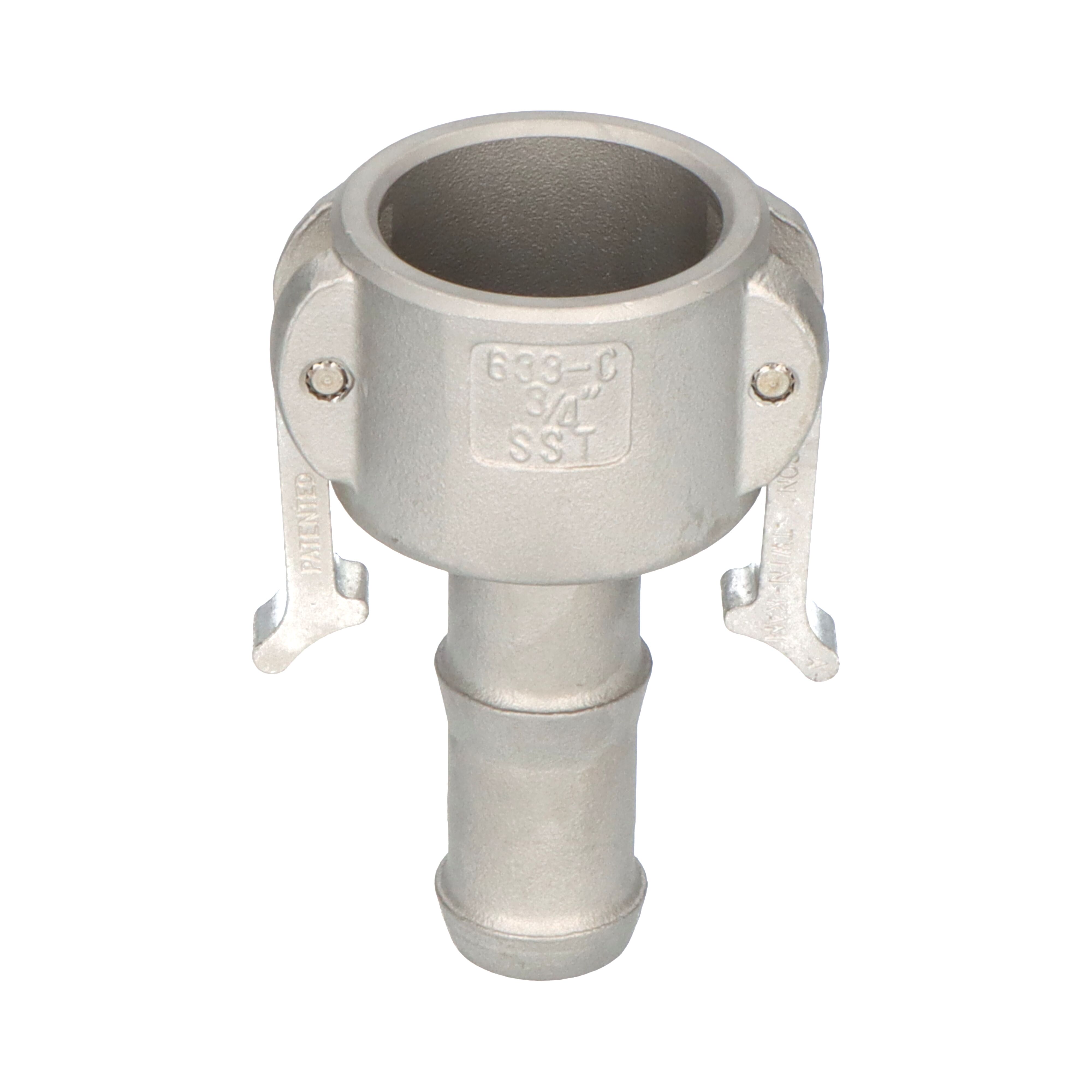 OPW coupler Kamlok coupler C 3/4" hose shank for hose clamps SS