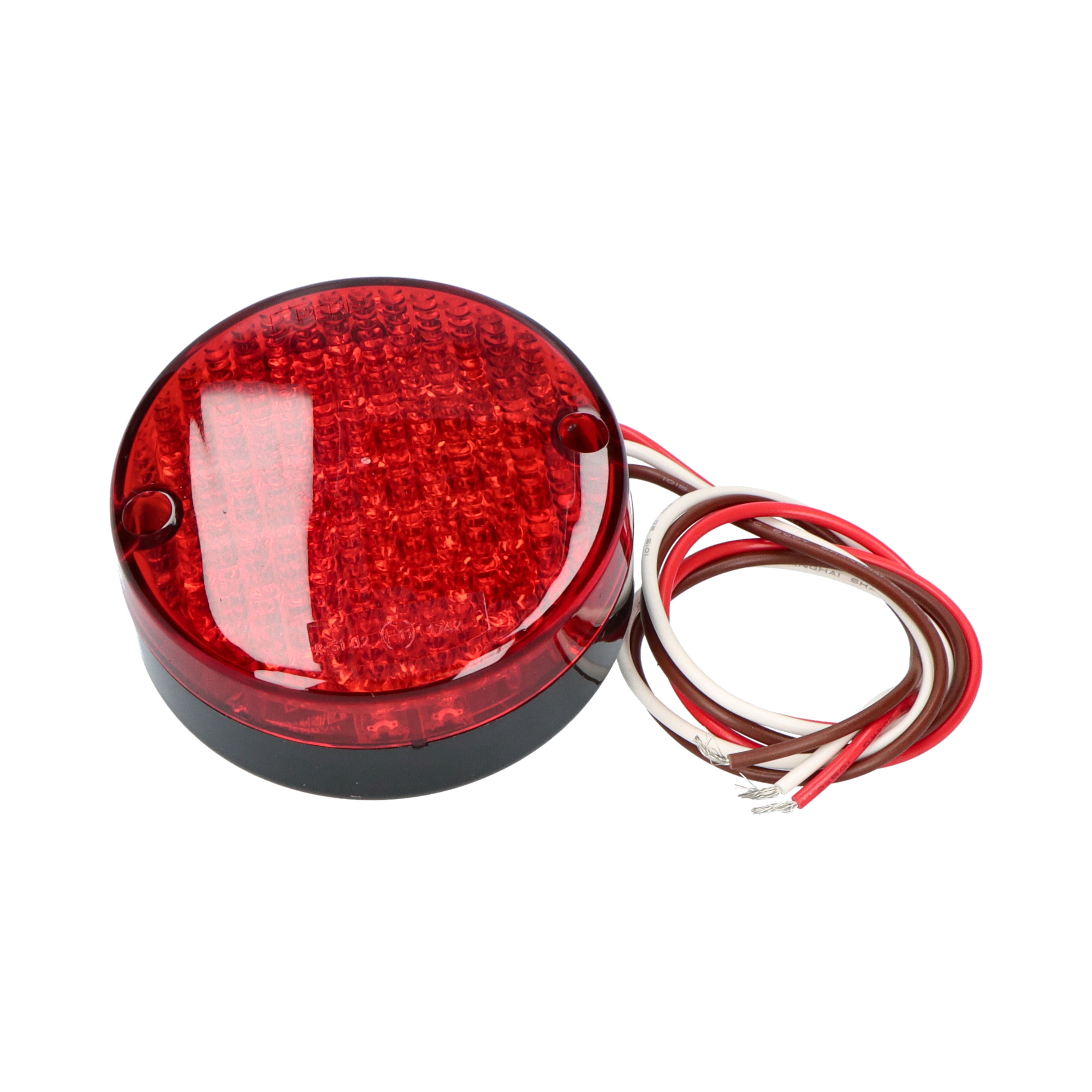 Rhiwa Quality led stop/tail light red - Ø 84 mm - 12V