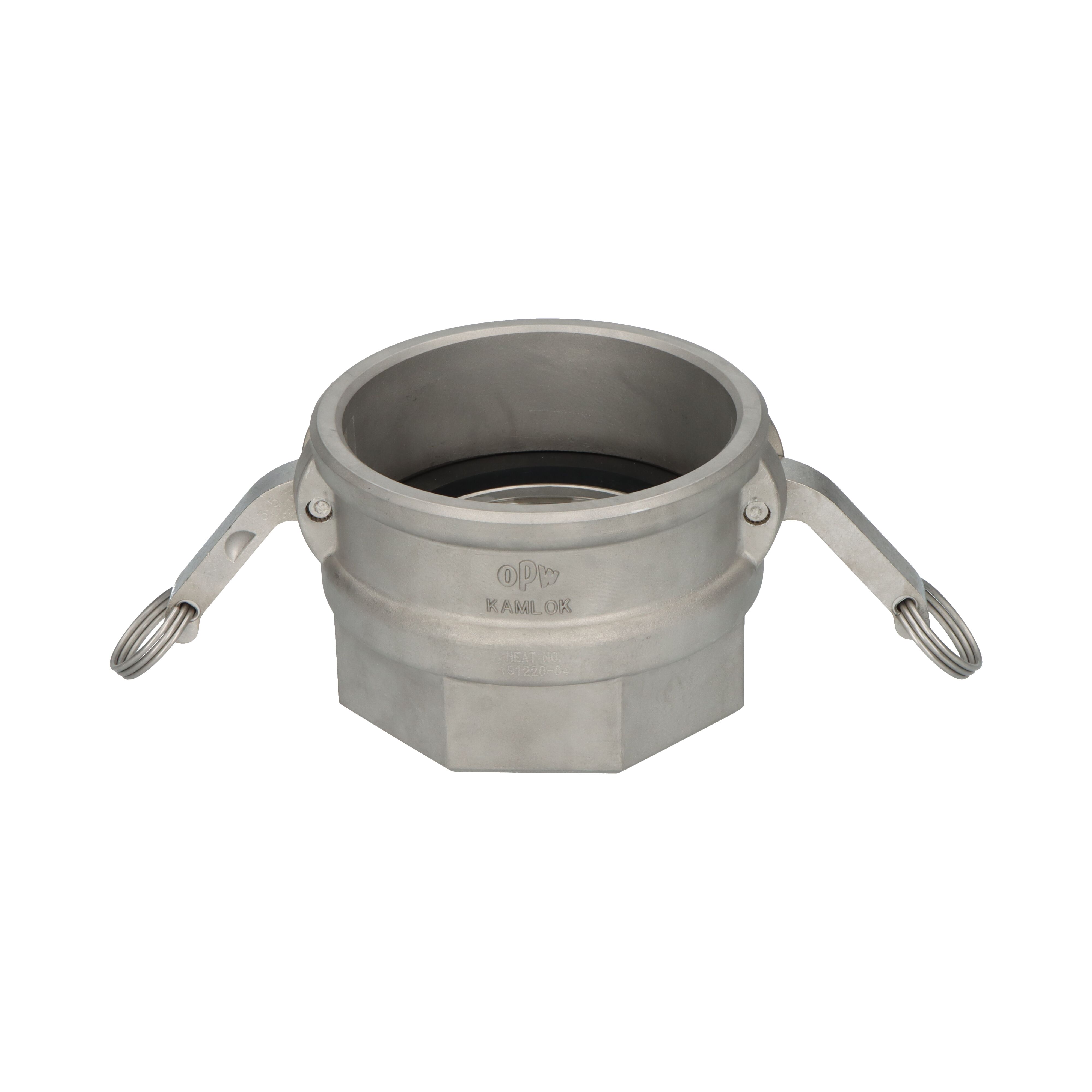 OPW koppeling Kamlok coupler D 4" BSPP binnendraad RVS