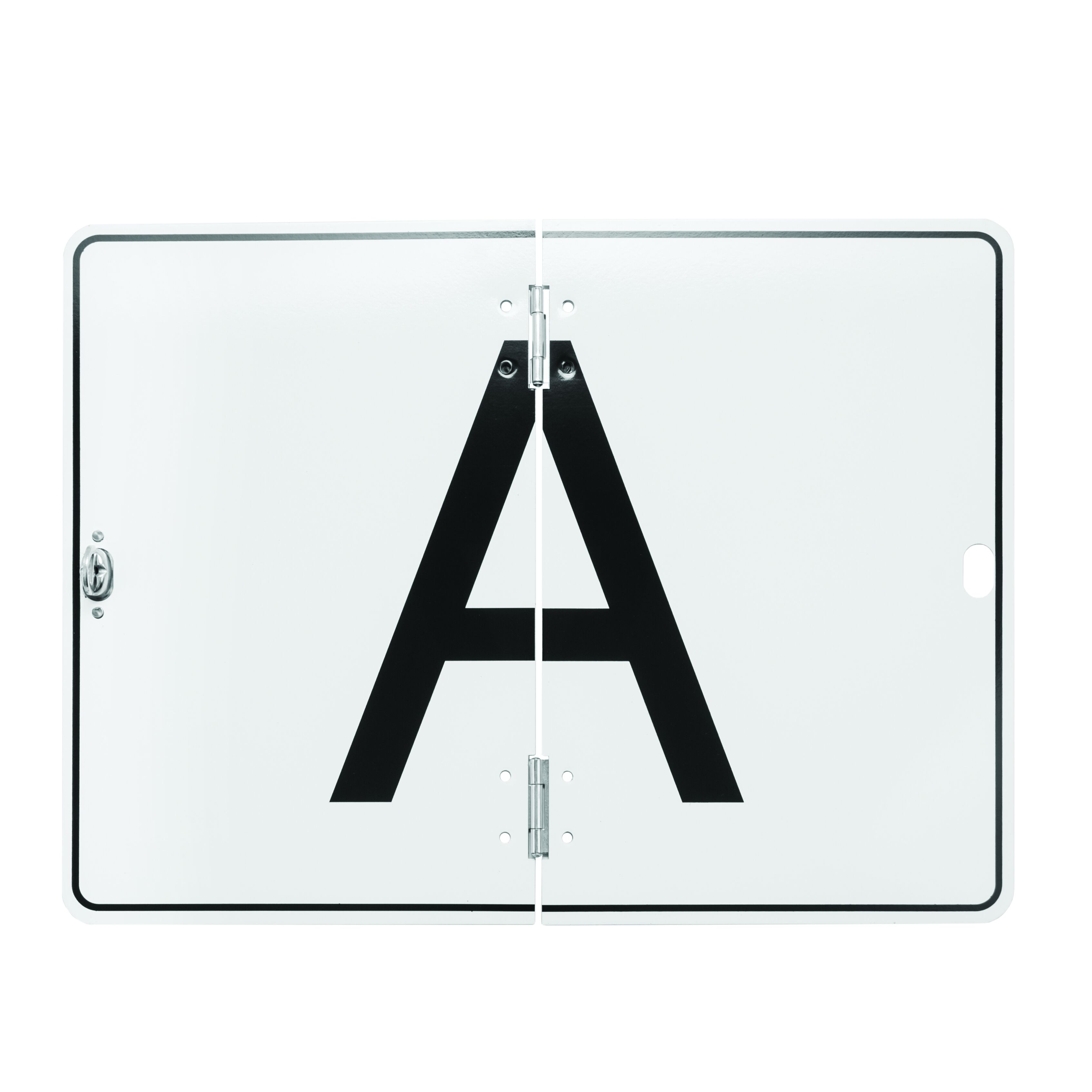 Rhiwa Quality panneau A - rebattable vERTical - aluminium (1 mm)
