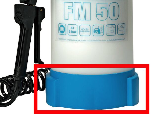 GLORIA voetring - voor drukspuit FoamMaster FM 50 en CleanMaster CM 80