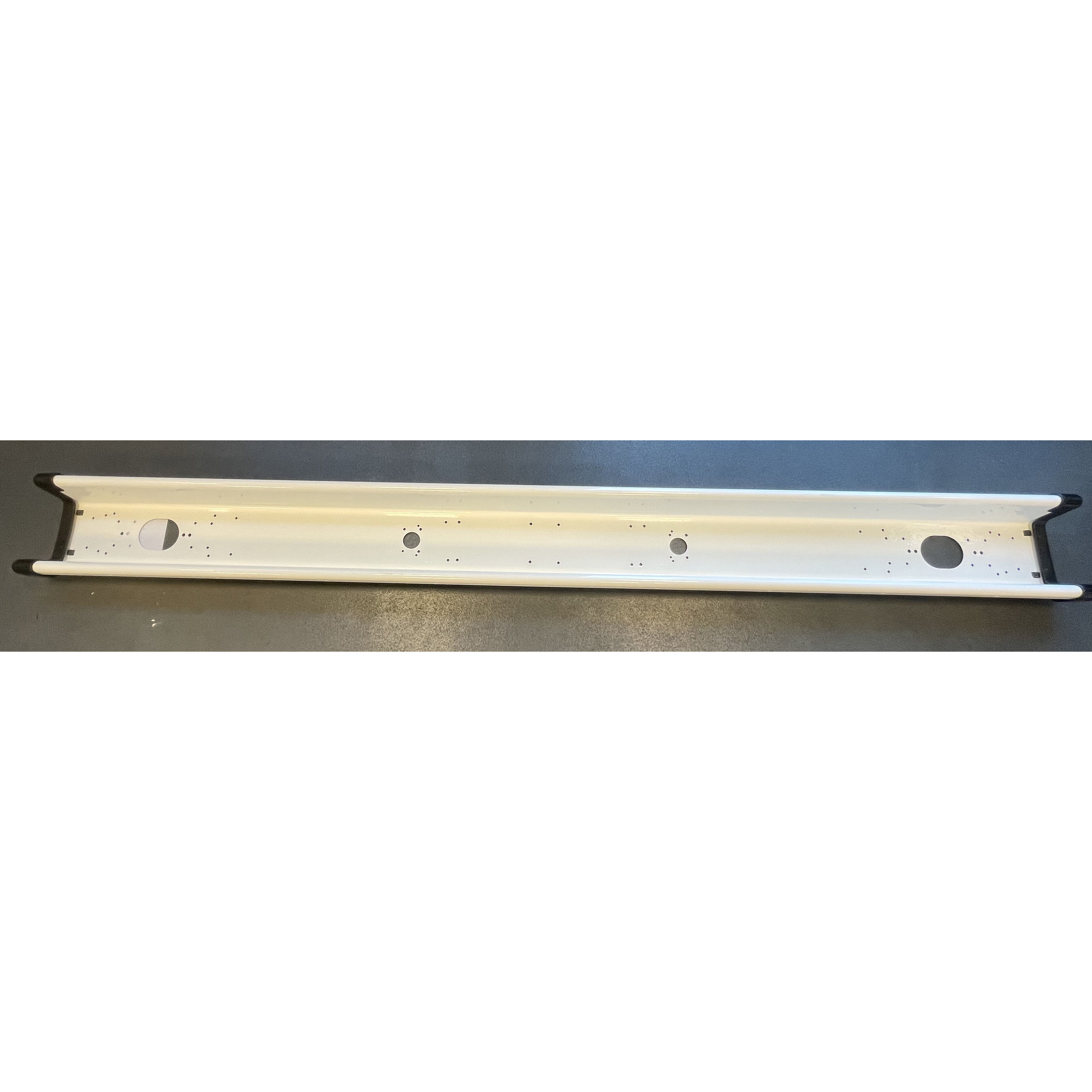 LAGO stootbalk 2300 mm - staal - wit poedercoating