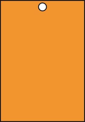 Rhiwa Quality plaque ADR à chiffres "blanco orange" - plus inoxydable