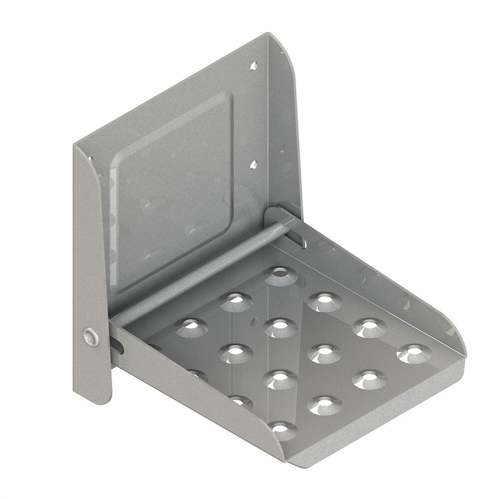 Rhiwa Quality step foldable - 178 mm wide - zinc-plated