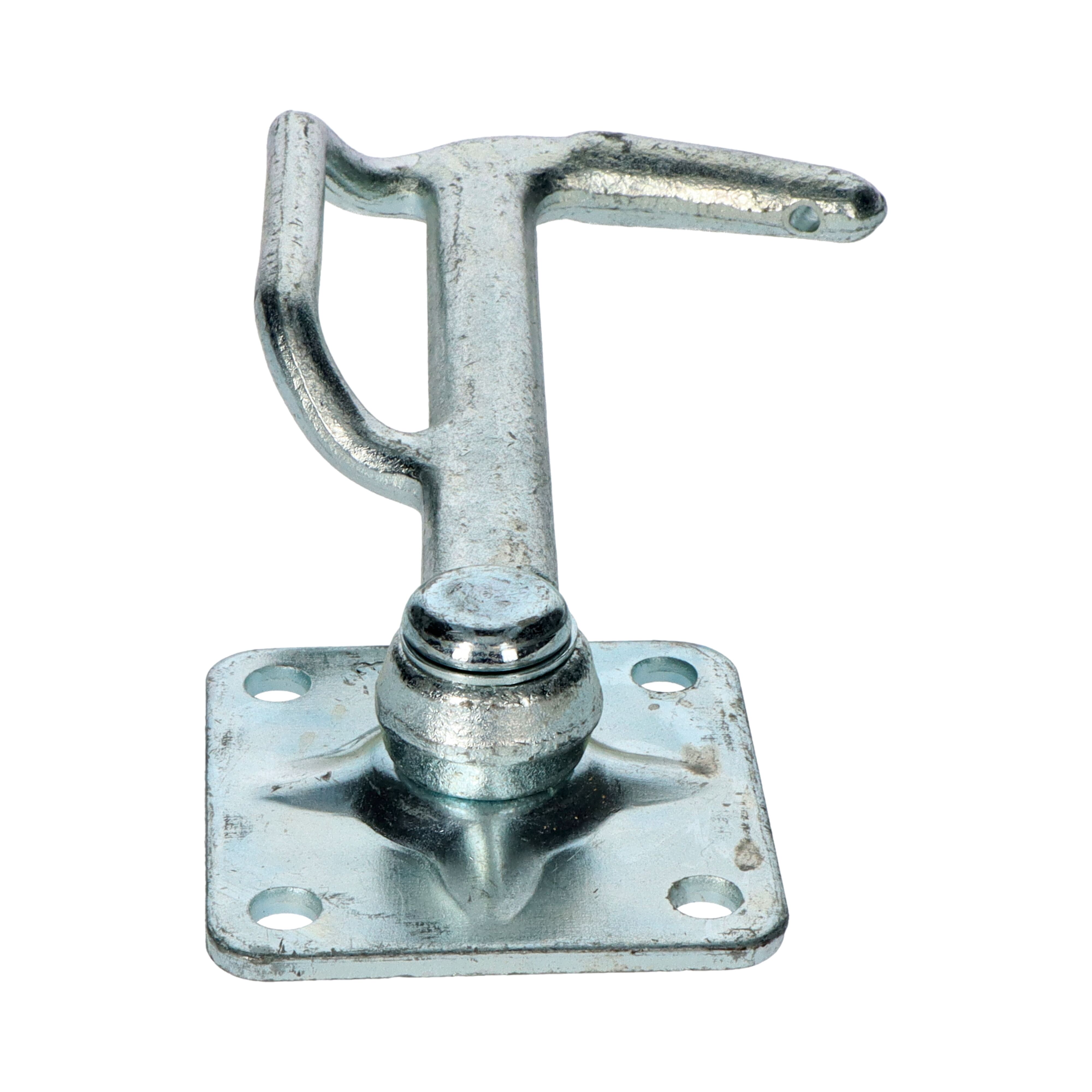 Rhiwa Quality hook no. 3 - right - with bracket - zinc-plated