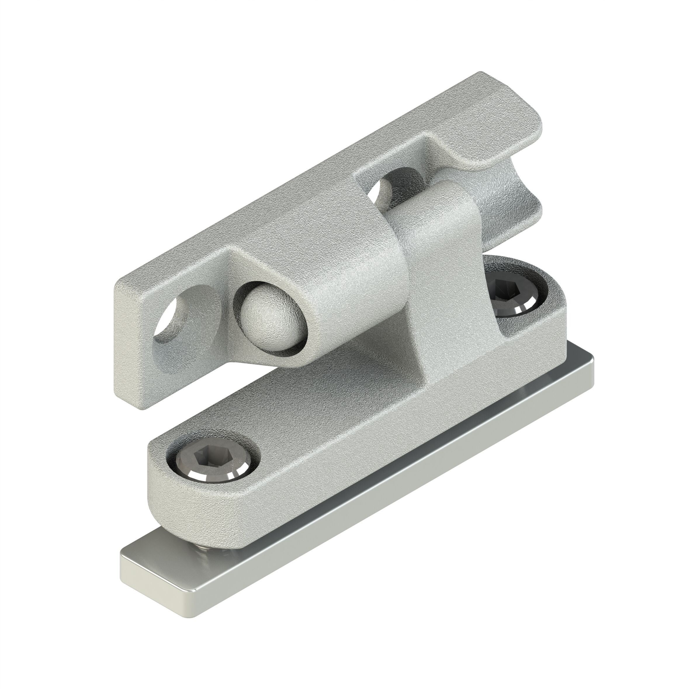 Rhiwa Quality side board hinge set 90 x 25 mm - zinc-plated