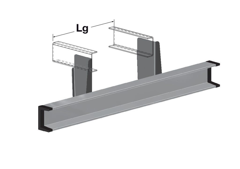Pommier bumper BAP - fixed aluminum U-beam - R58-02