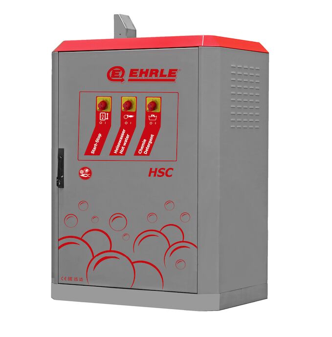Ehrle stationaire hogedrukreiniger HSC1140 - oliegestookt - warmwater - 180 bar