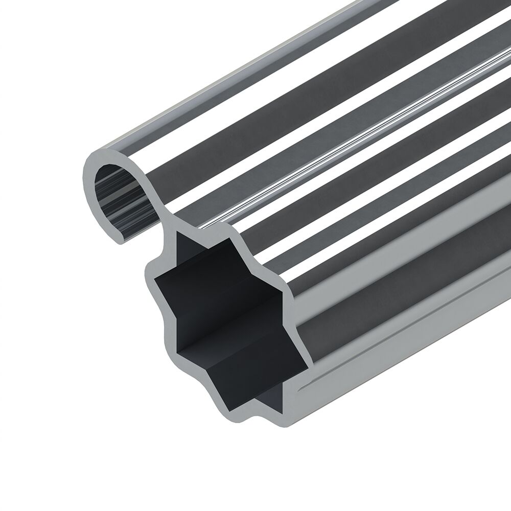 Pommier opspanbuis - vierkant aansluiting - lengte 3250 mm - aluminium