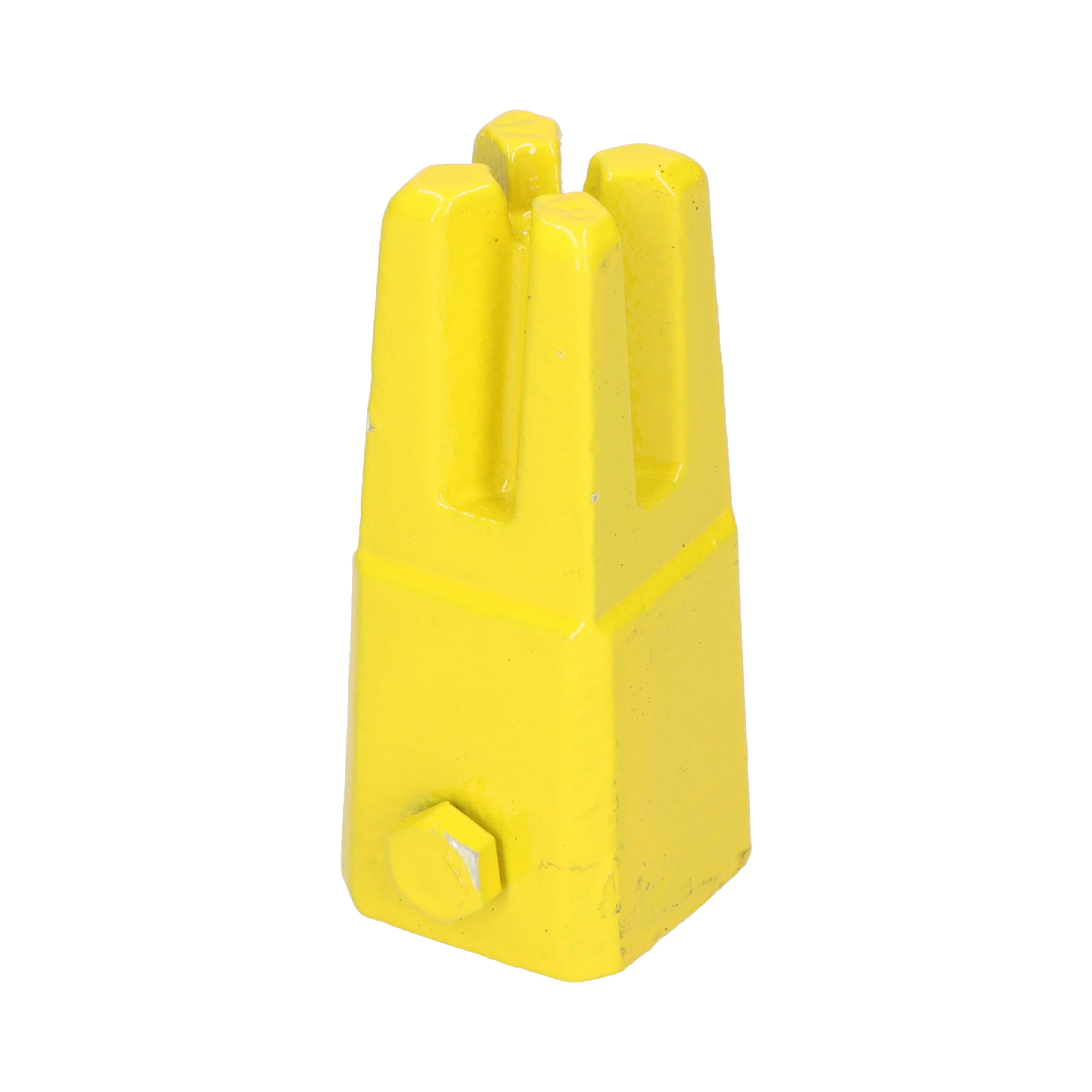 Hawle attachment head 8670 for Maleilt-in fitting ¾"-2" yellow