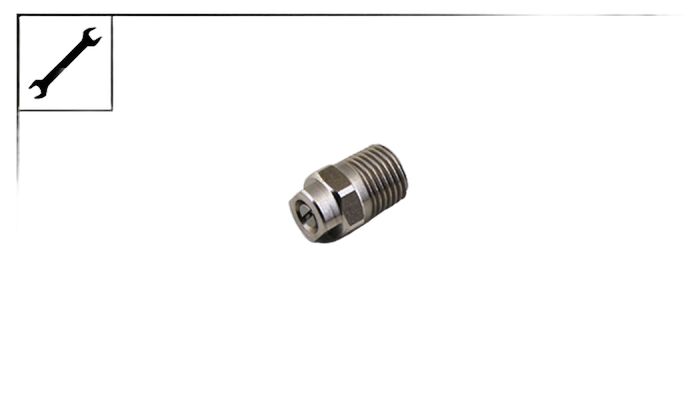 Ehrle vlakstraal nozzle 25035 - 1/4" aansluiting - 25° sproeihoek - RVS