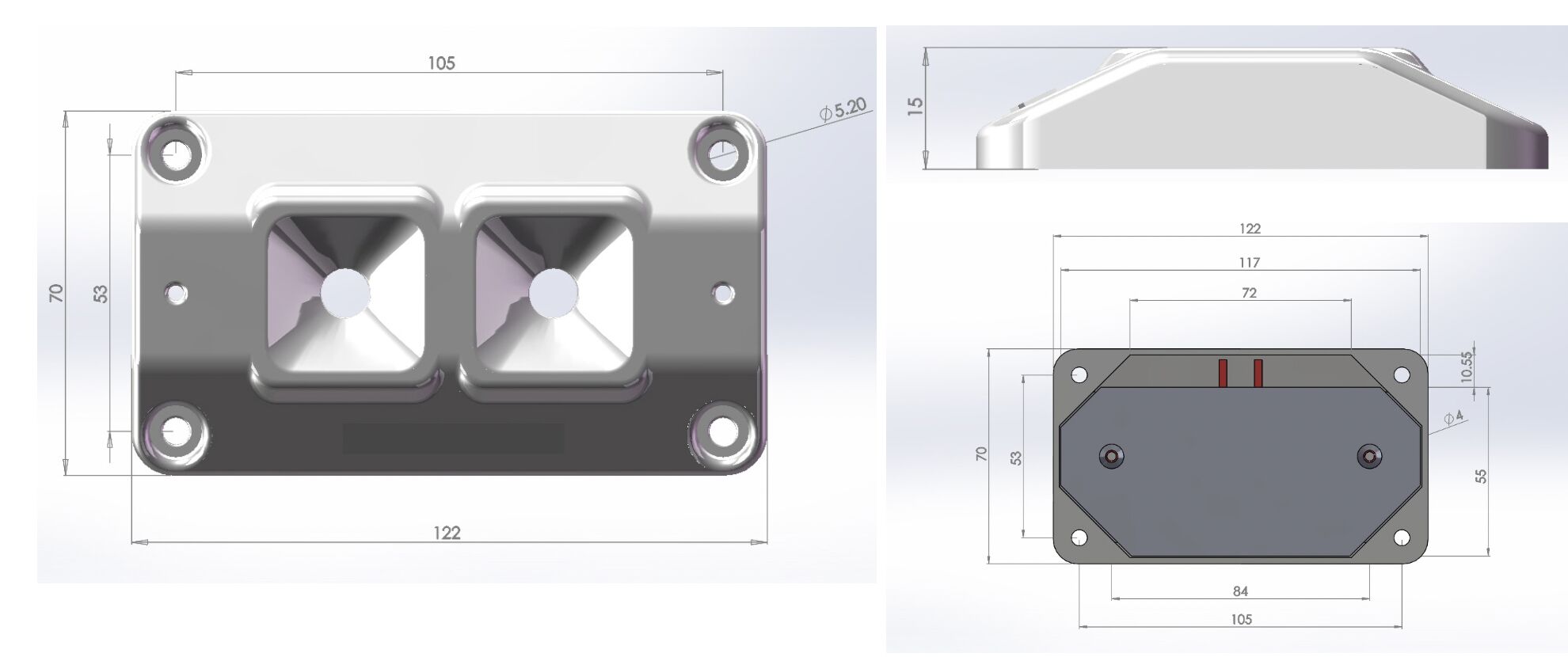 Labcraft led verlichting Lunalux - 10-32V - IP67 - 660 lumen