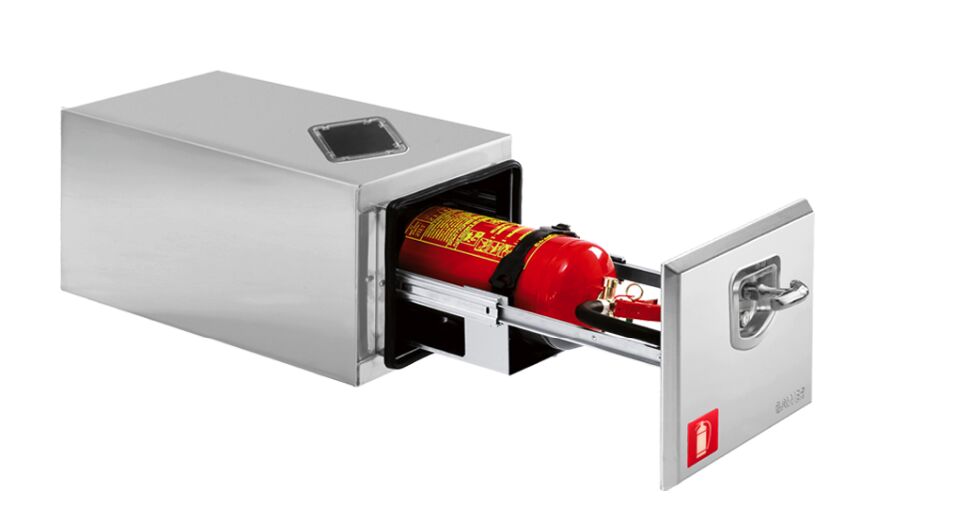 Bawer fire extinguisher box pull-out draw - for extinguisher Ø 160 mm