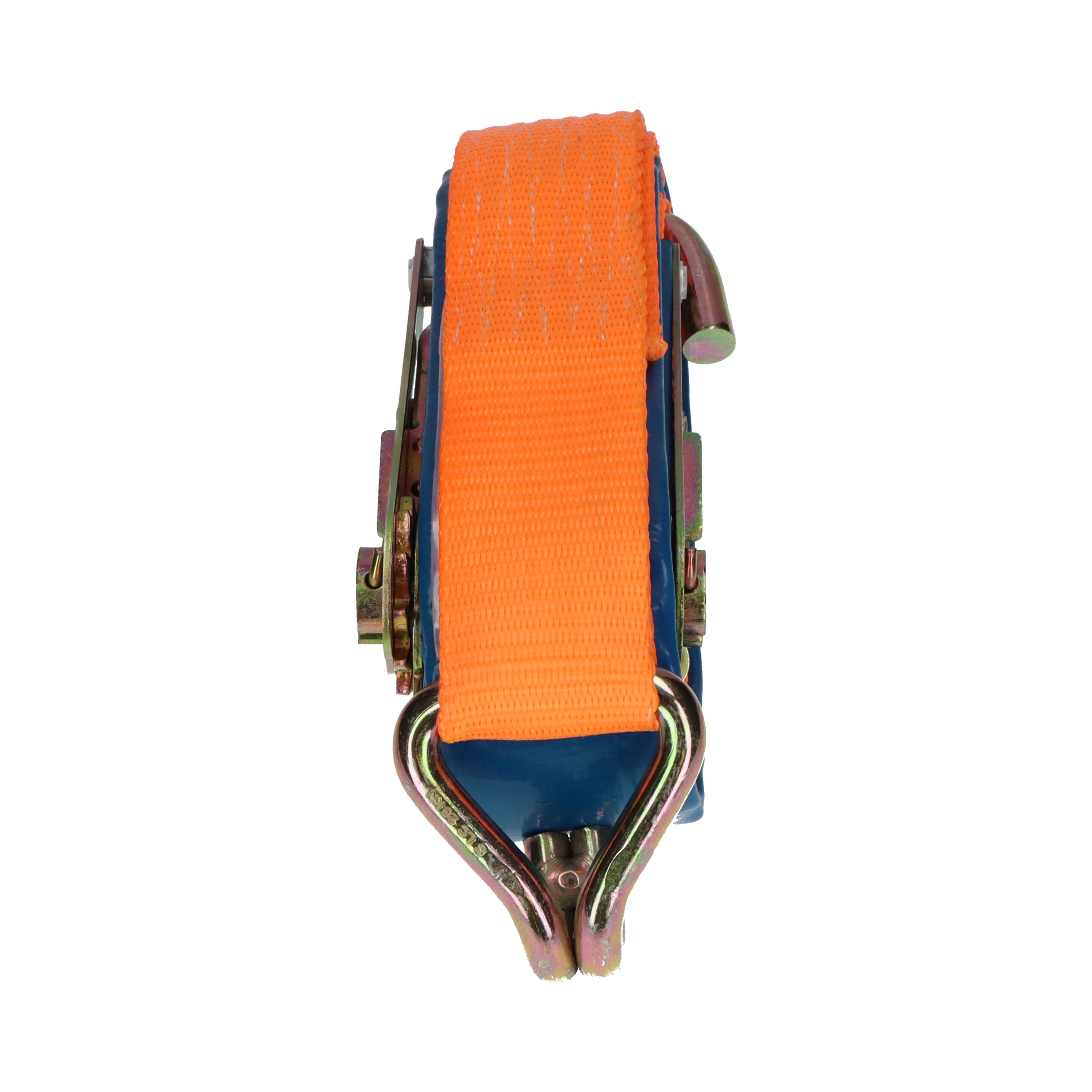 Rhiwa Quality sangle d'arrimage pour transport automobile 3 points - 50 mm - avec cliquet et crochet double soudé - 2800 mm