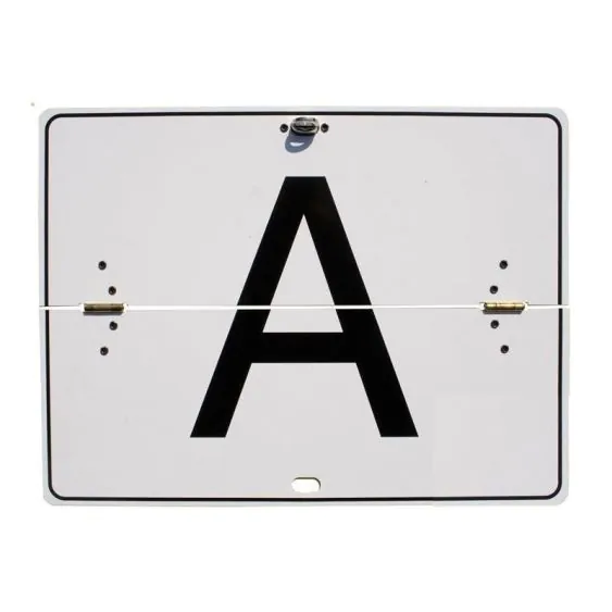Rhiwa Quality A-bord - horizontaal klapbaar - aluminium (1 mm)