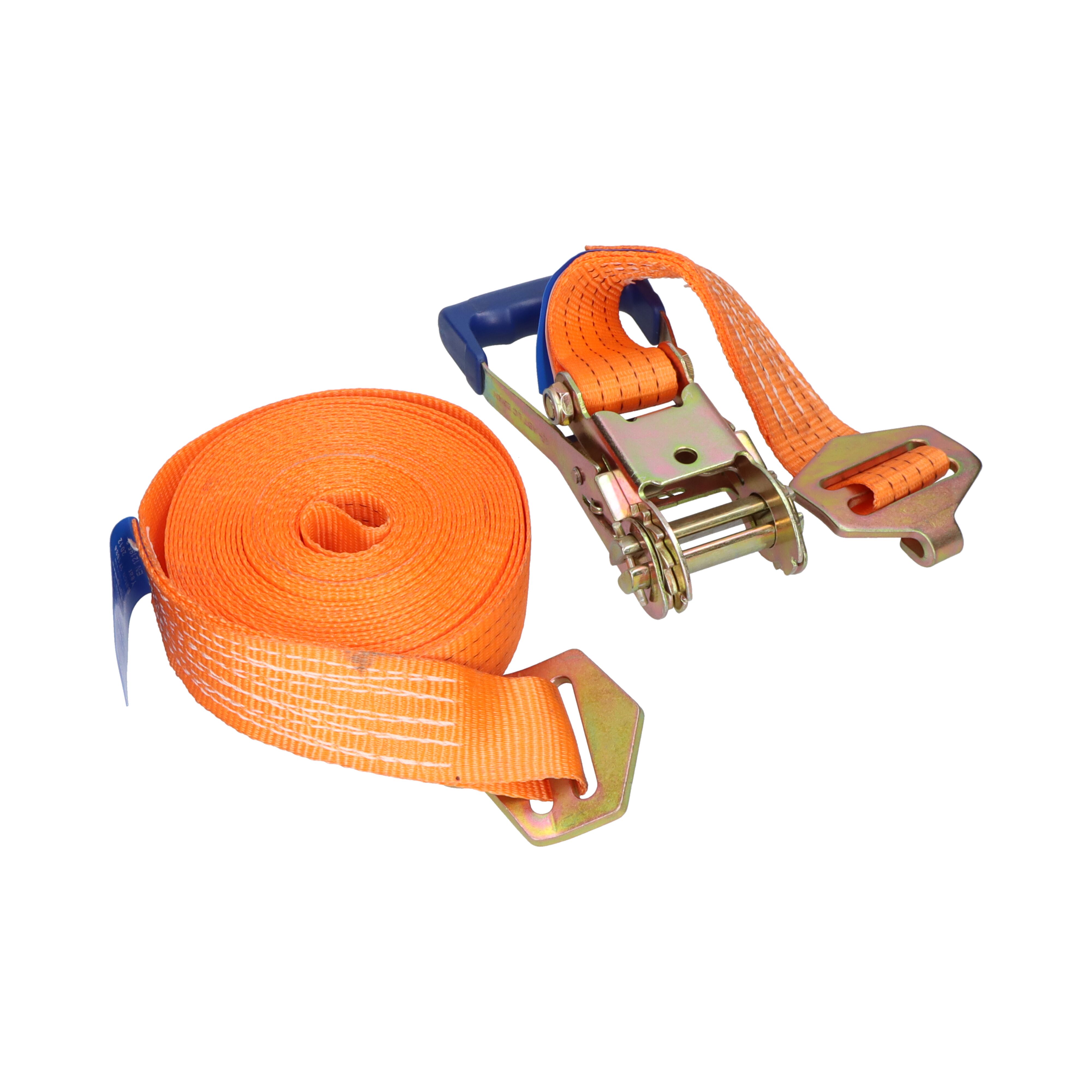 Rhiwa Quality sangle d'arrimage 50 mm - à cliquet et crochet plat - 10 000 mm