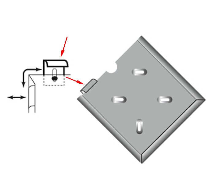 Rhiwa Quality vergrendelclip - voor plaathouder