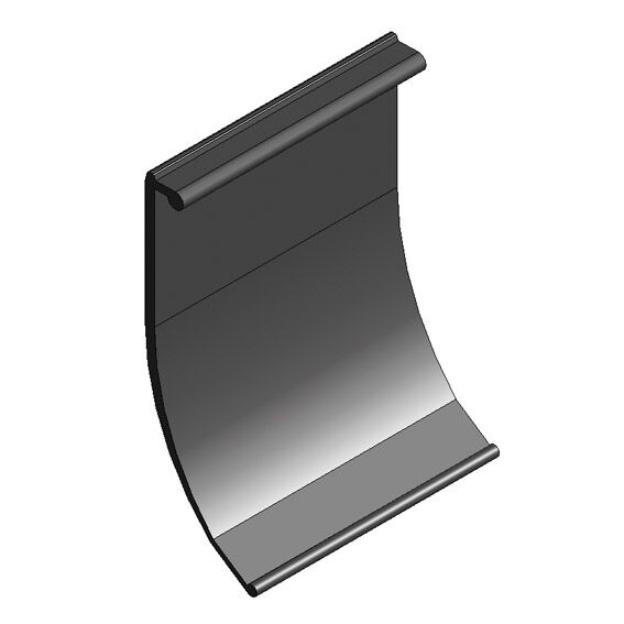 Rhiwa Quality afdichtprofiel 13,7 mtr - voor TSE Runner 100 / 200 - zwart PVC