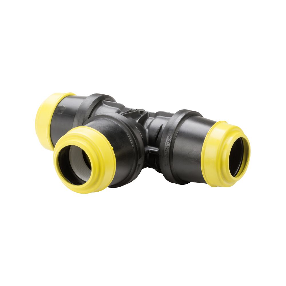 Hawle T-raccord ISO2 6555 63-63-63 mm PE/PE/PE