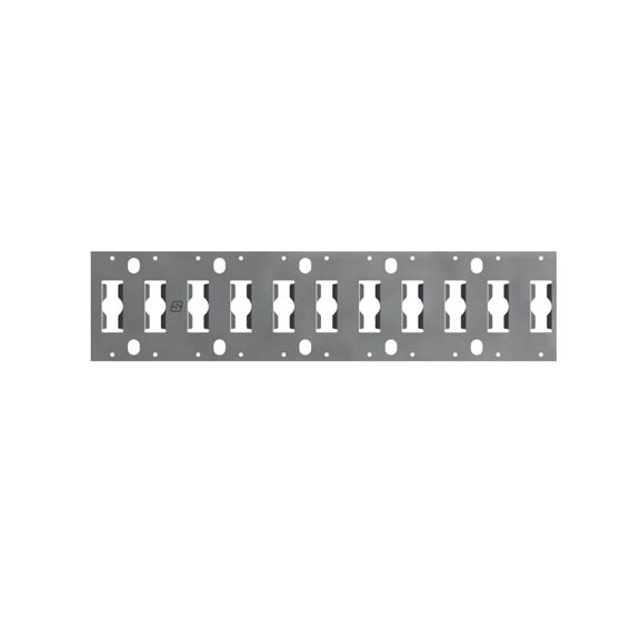 Rhiwa Quality combi anchor rail - hole Ø 25 mm - 3048 mm - recessed