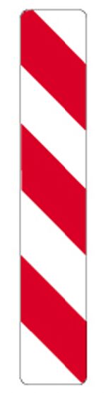 Rhiwa Quality lengte/breedte markeringssticker - 140 x 800 mm - rechts
