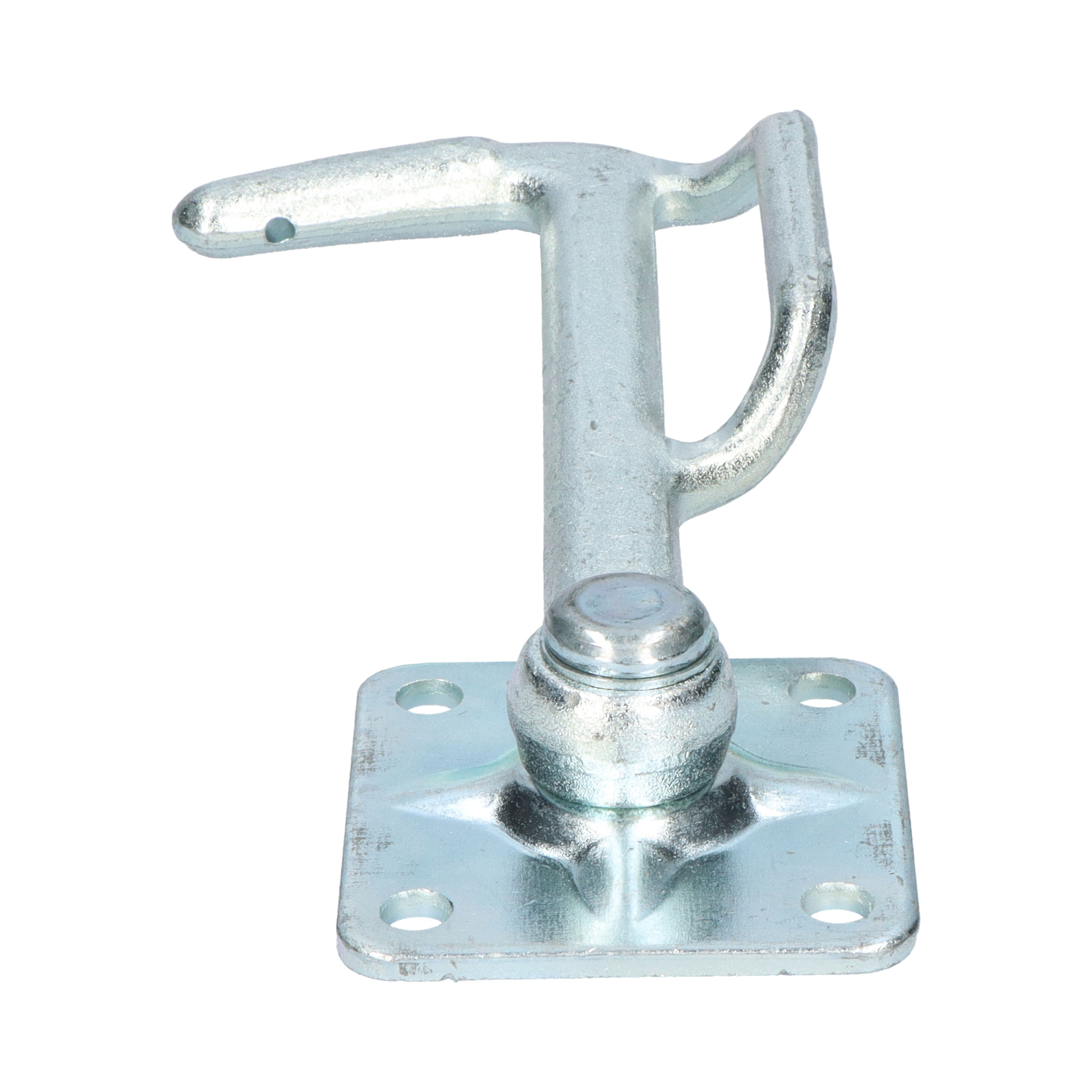 Rhiwa Quality hook no. 3 - left - with bracket - zinc-plated