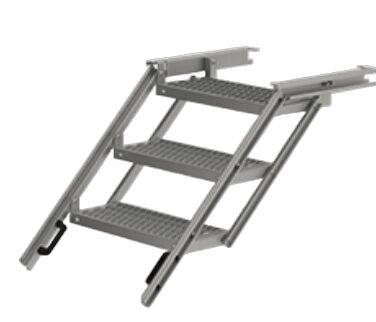Takler escalier escamotable - 3 marches - 1324 x 644 mm (Lxl) - aluminium