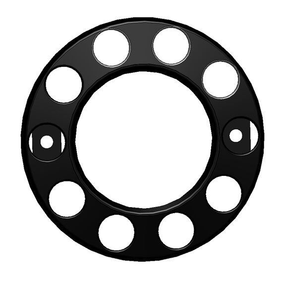 Rhiwa Quality opstapring 10 gaats - zwart RVS