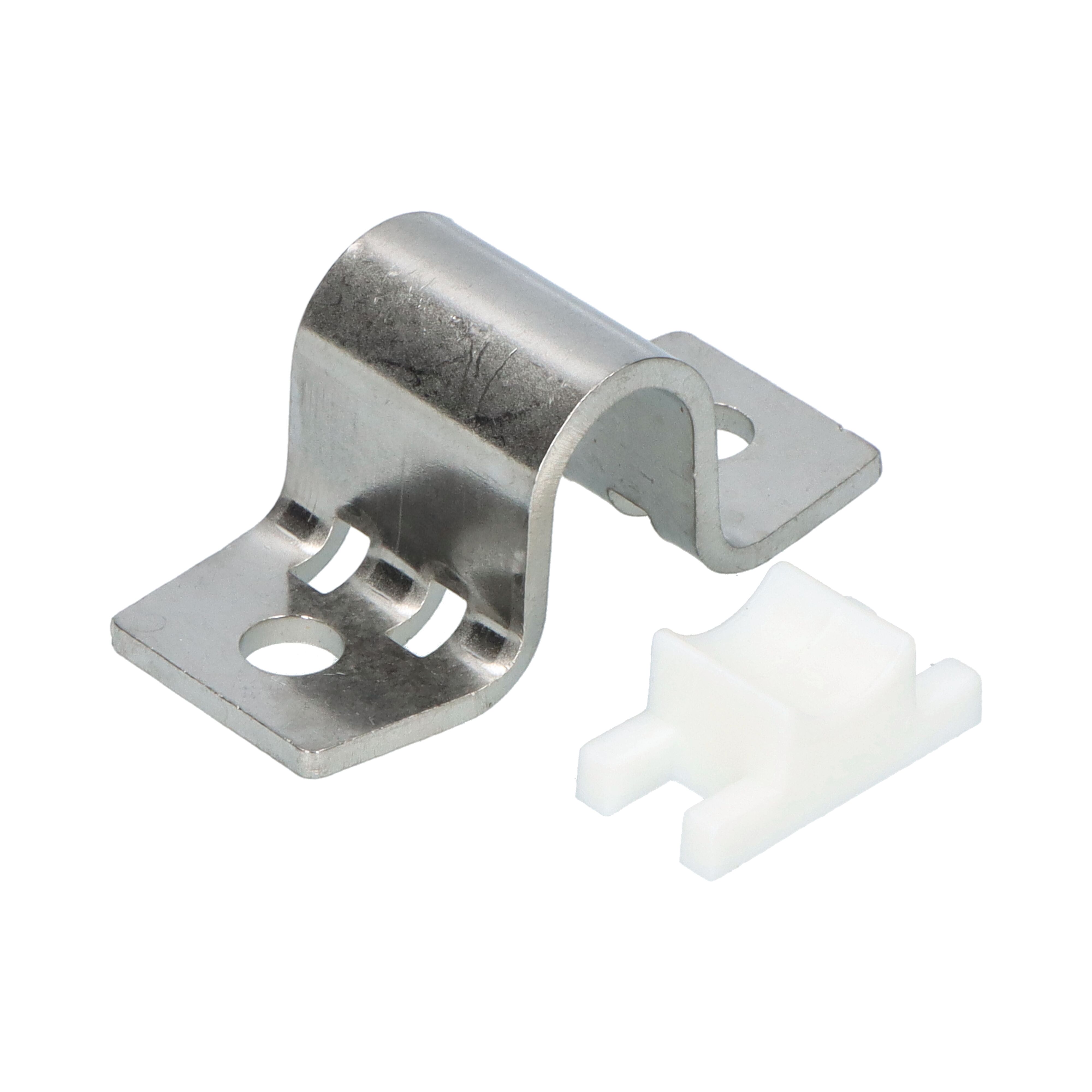 Pommier rod guide - for locking Ø 16 mm - height 32 mm - zinc-plated