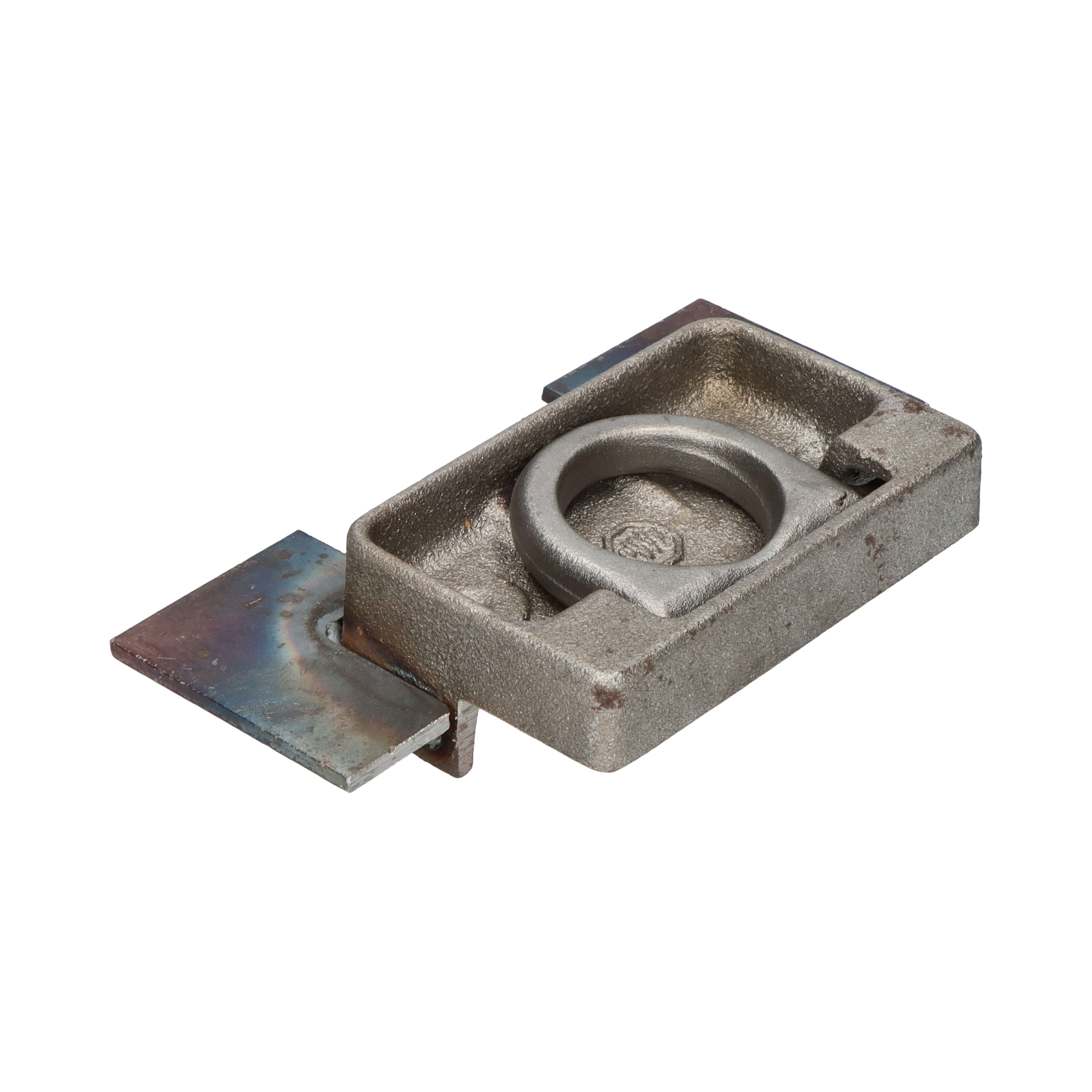 PWP sjorkom 2,5 ton - voor vloerdikte 22 mm - blank staal
