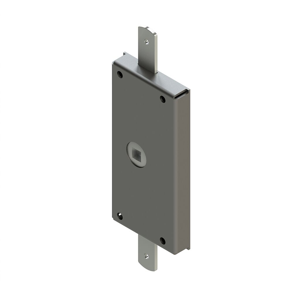 Pommier espagnolette lock - 123 x 58 mm - left - zinc-plated