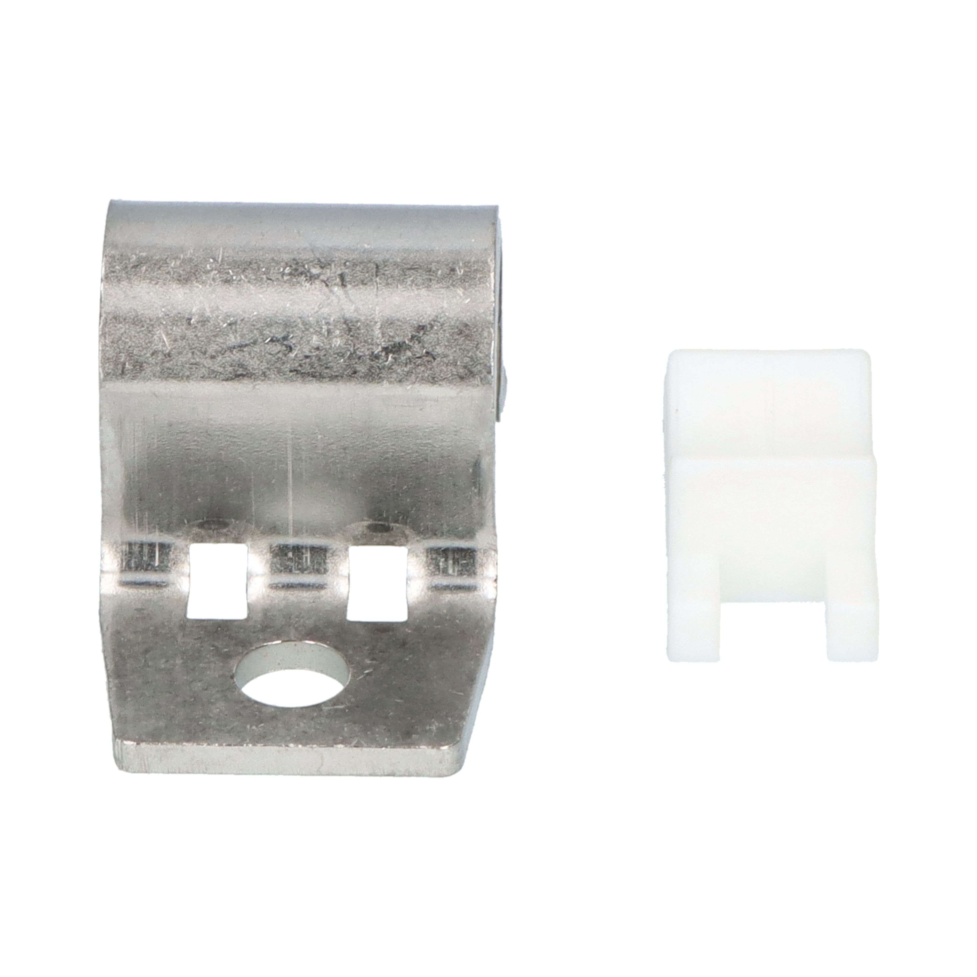 Pommier rod guide - for locking Ø 16 mm - height 32 mm - zinc-plated