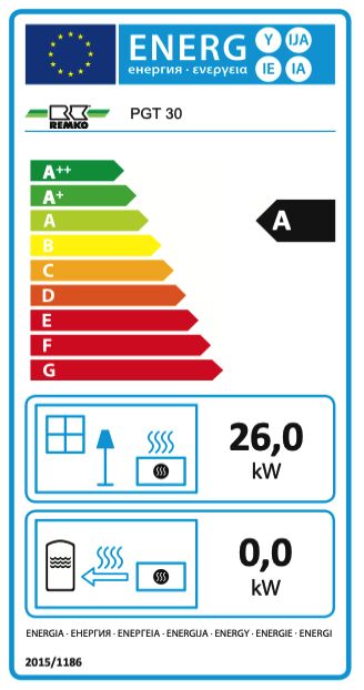REMKO chauffage au gaz propane PGT 30 E - inox - 26kW