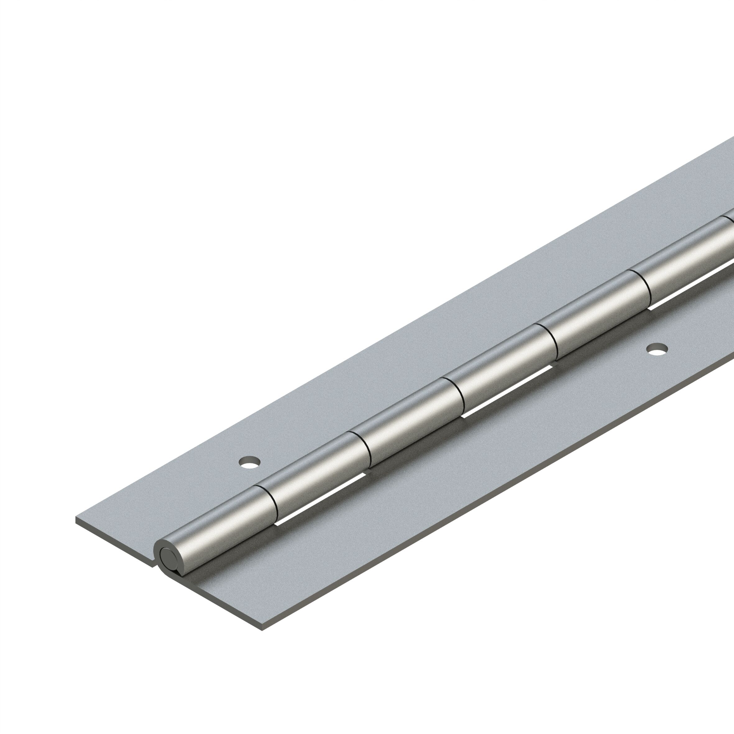 Rhiwa Quality pianoscharnier 60 x 2 x 2000 mm (BxDxL) - geboord - RVS