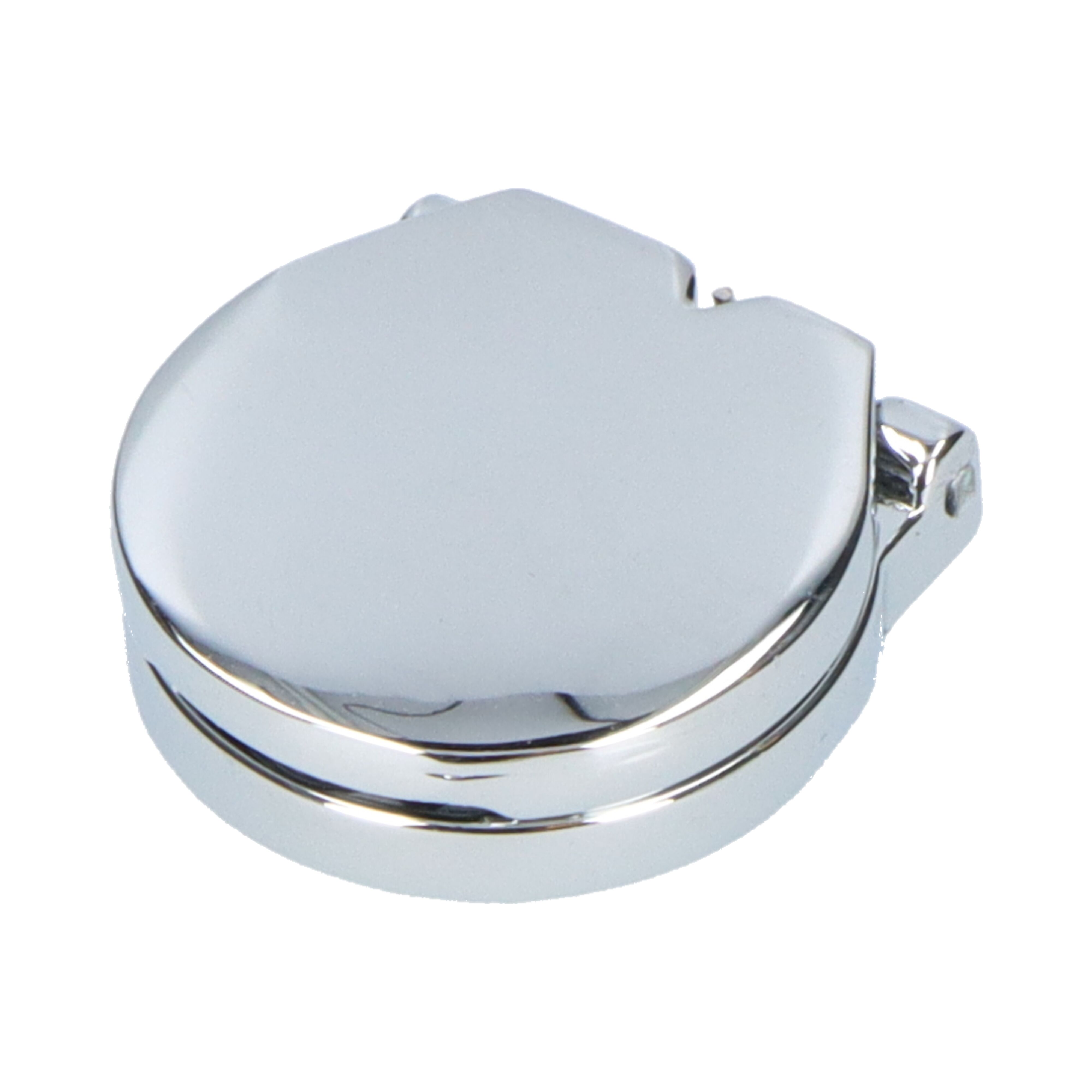 Rhiwa Quality plaque de clé - 3 trous de montage - chrome