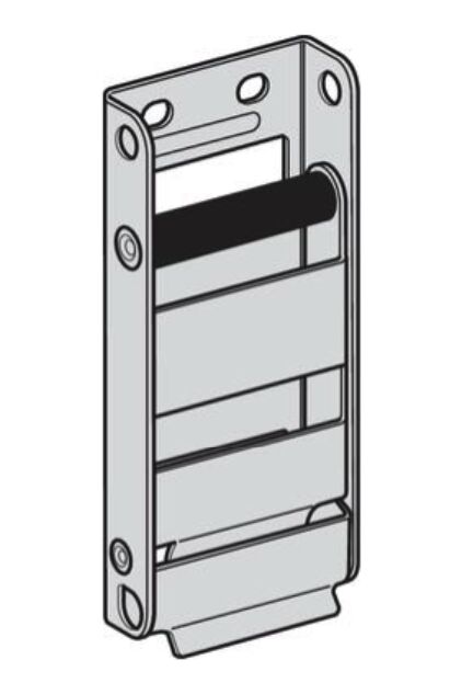 Pommier buckle - with locking - stainless steel