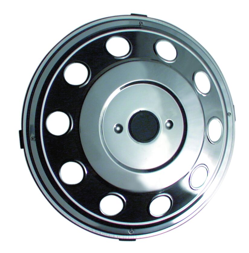 Rhiwa Quality wieldop voorwiel Rally 16 Inch - gepolijst RVS