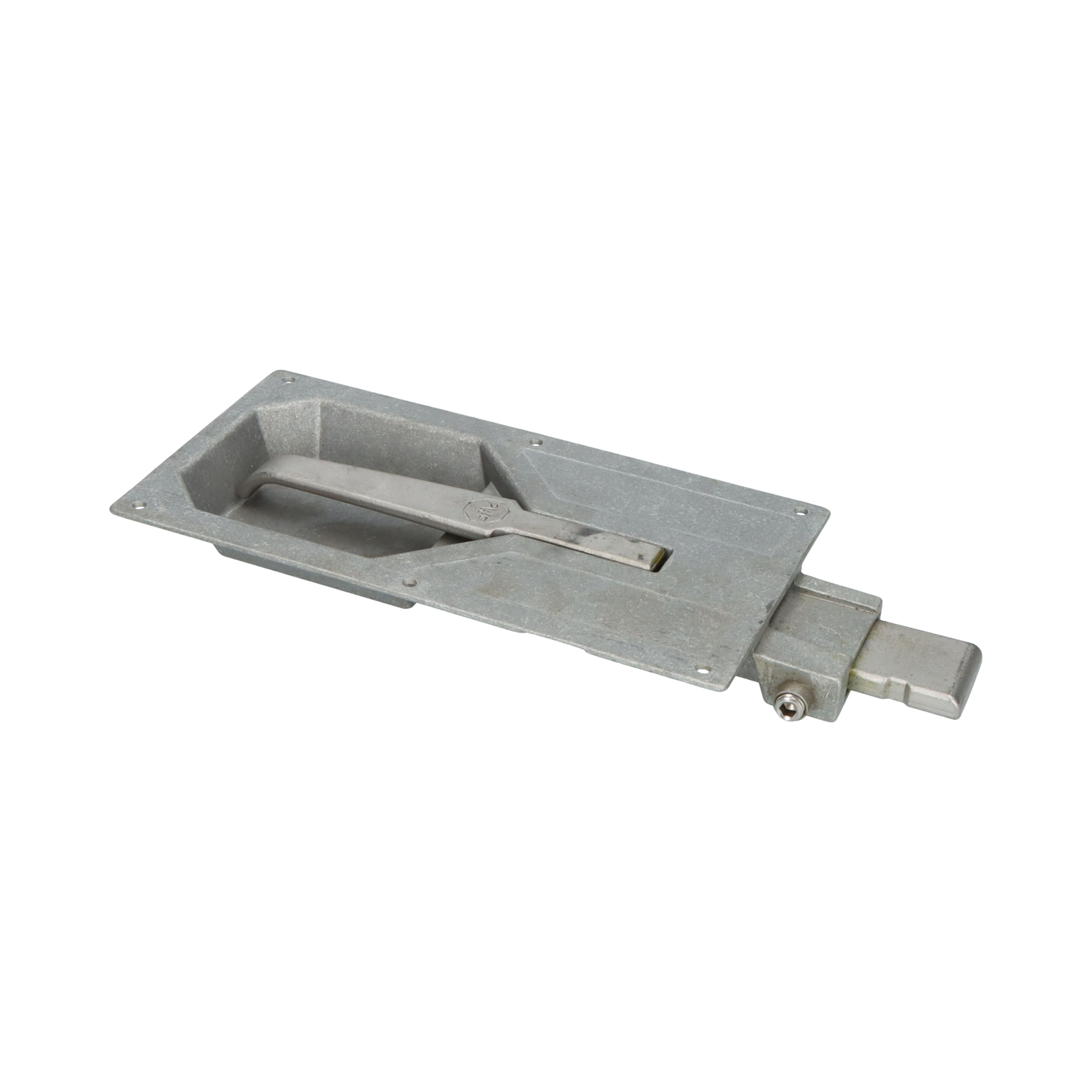 PWP inbouwsluiting - 262 x 120 x 25,5 mm - aluminium