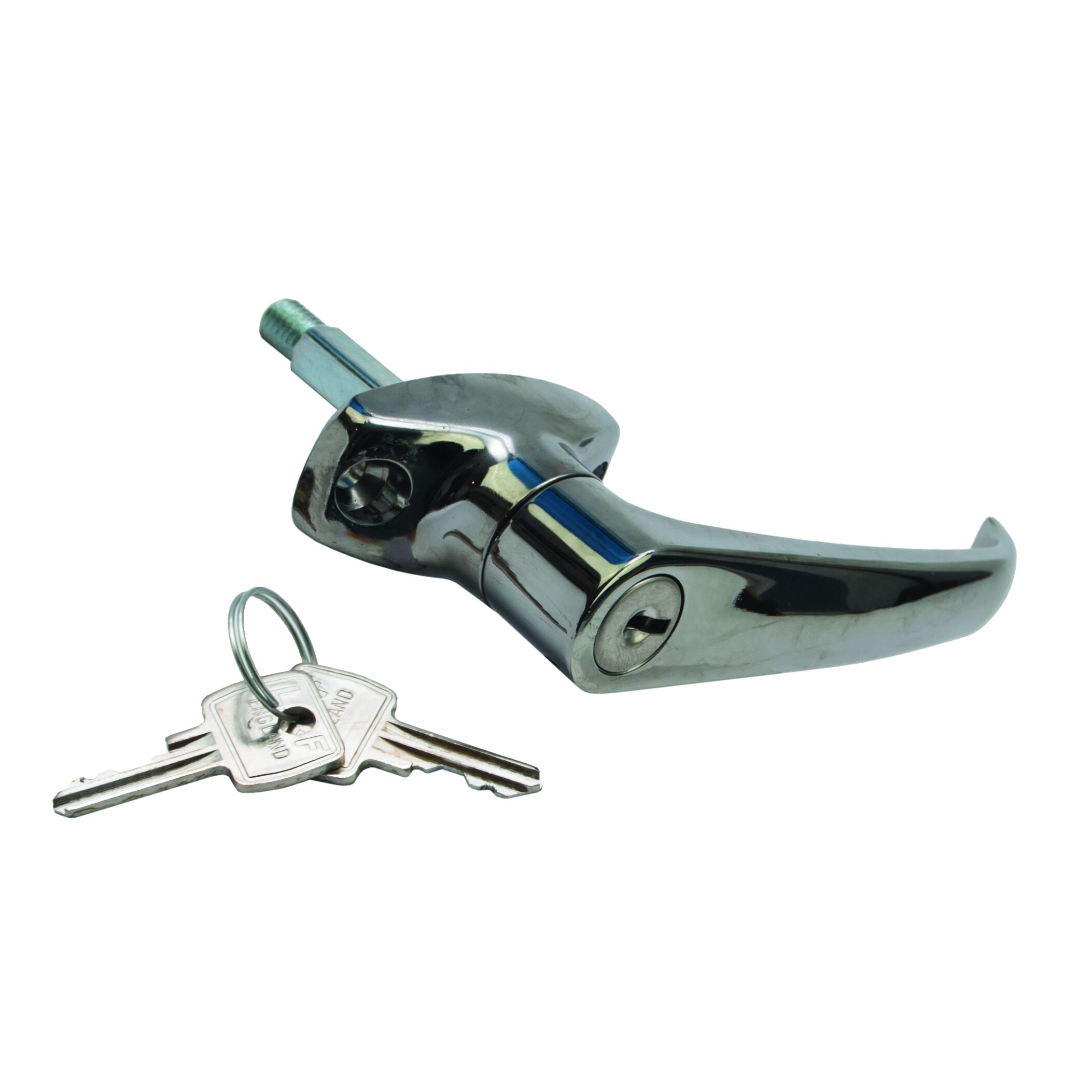 Rhiwa Quality portierkruk - as 40 mm - afsluitbaar - verchroomd
