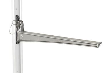 Pommier shelf support - multi position - with blocking - 421 mm long