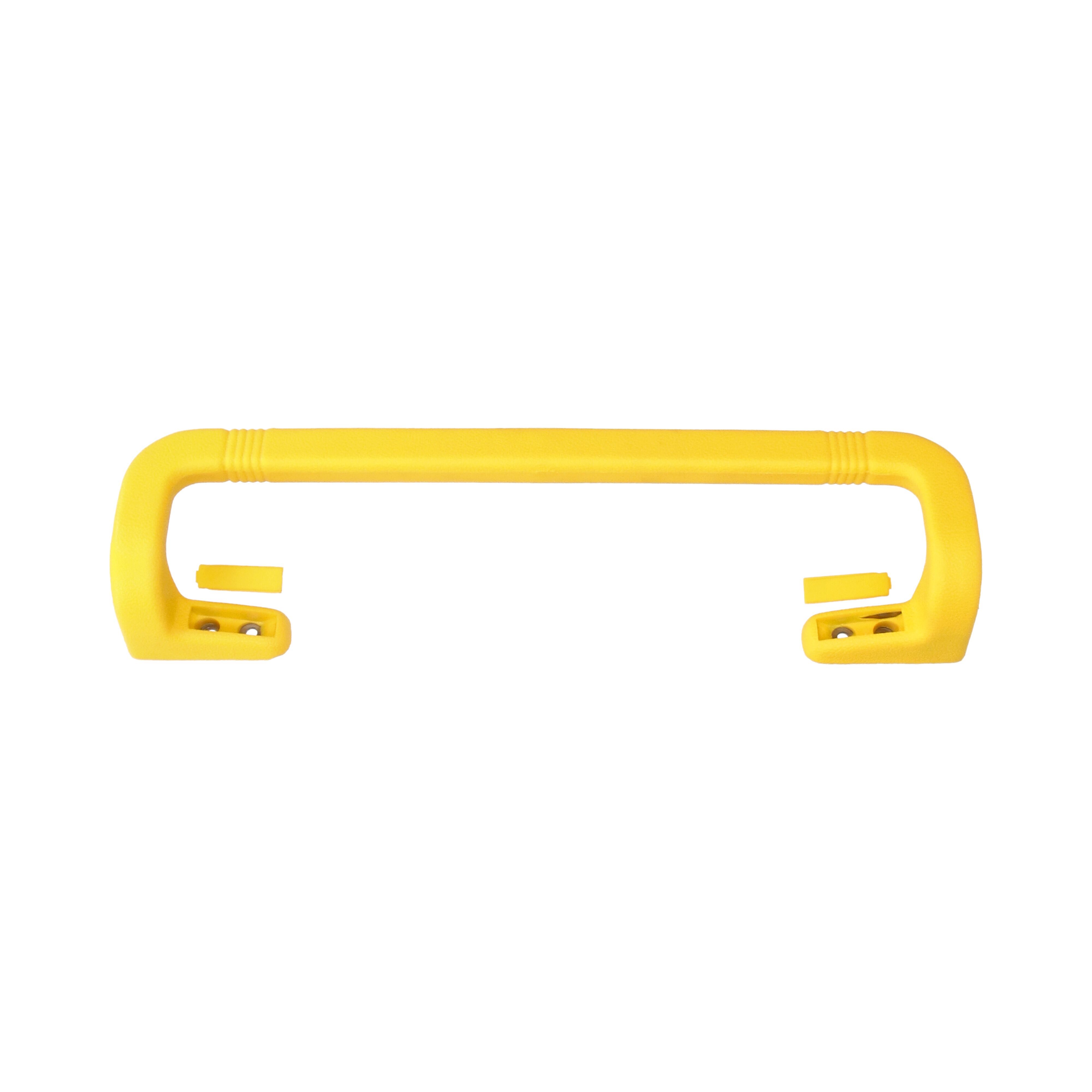Rhiwa Quality poignée en saillie - longueur 470 mm - aluminium avec plastique jaune