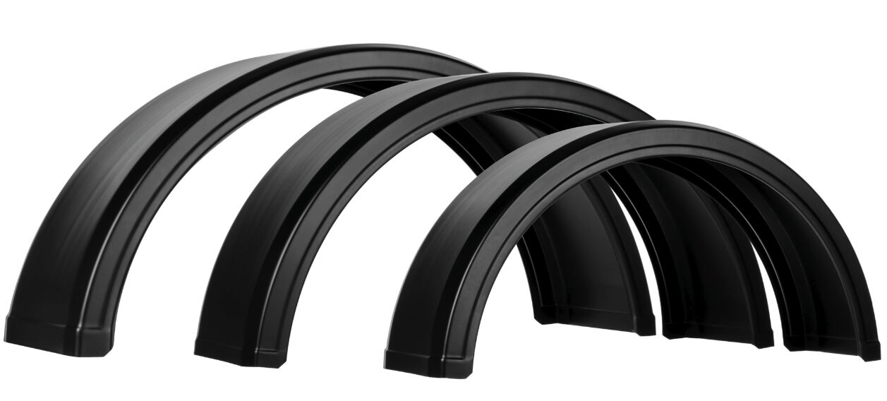 Parlok spatscherm 240 x 840 mm (BxSpw) - HDPE - zonder witte lijn