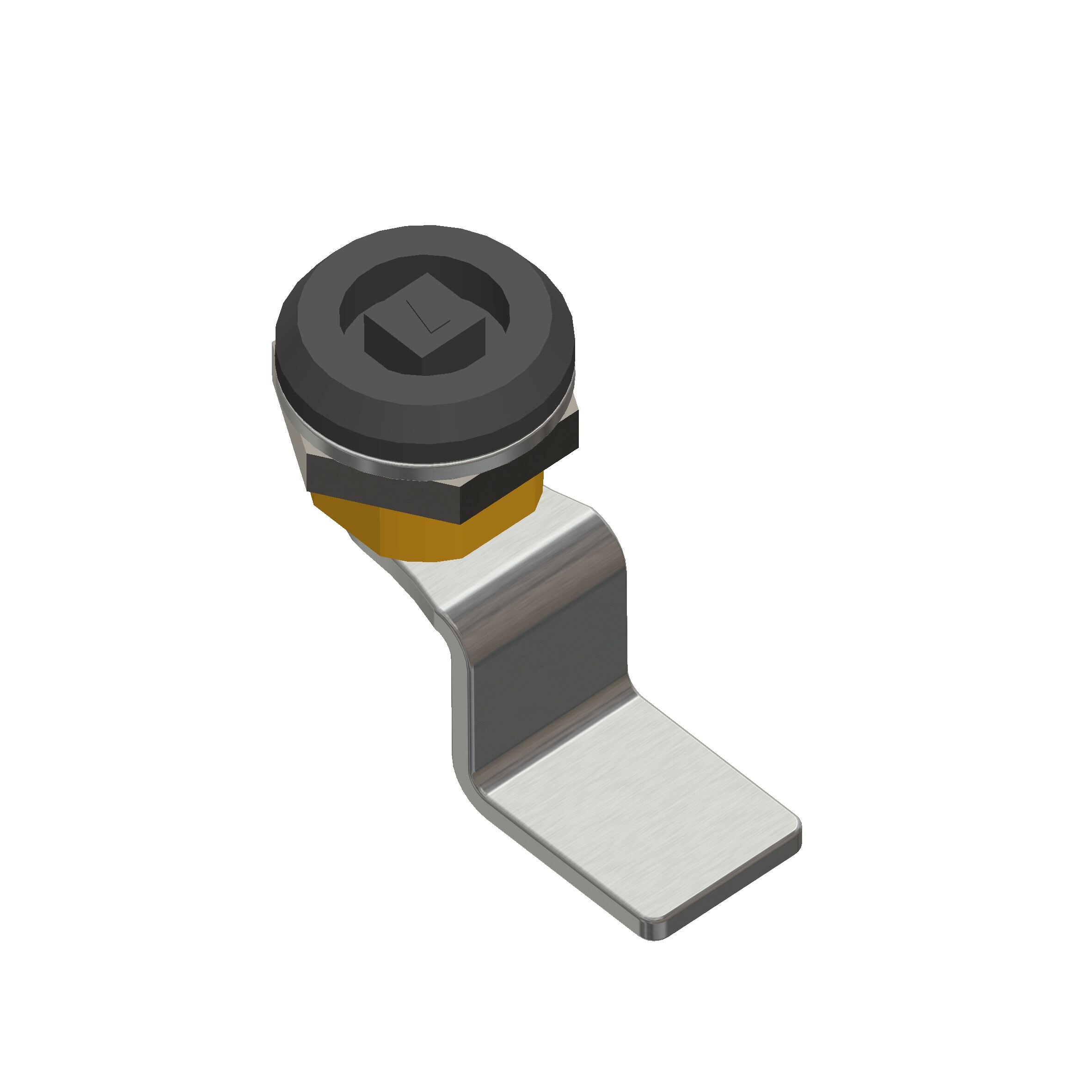 Rhiwa Quality lock with lip - square connection 7 mm - internal