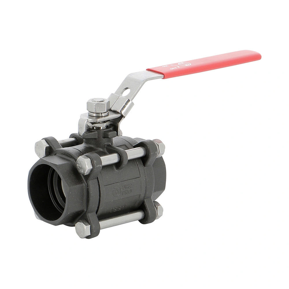 Sferaco kogelkraan koolstofstaal 798 3 piece body DN032 SW PN40
