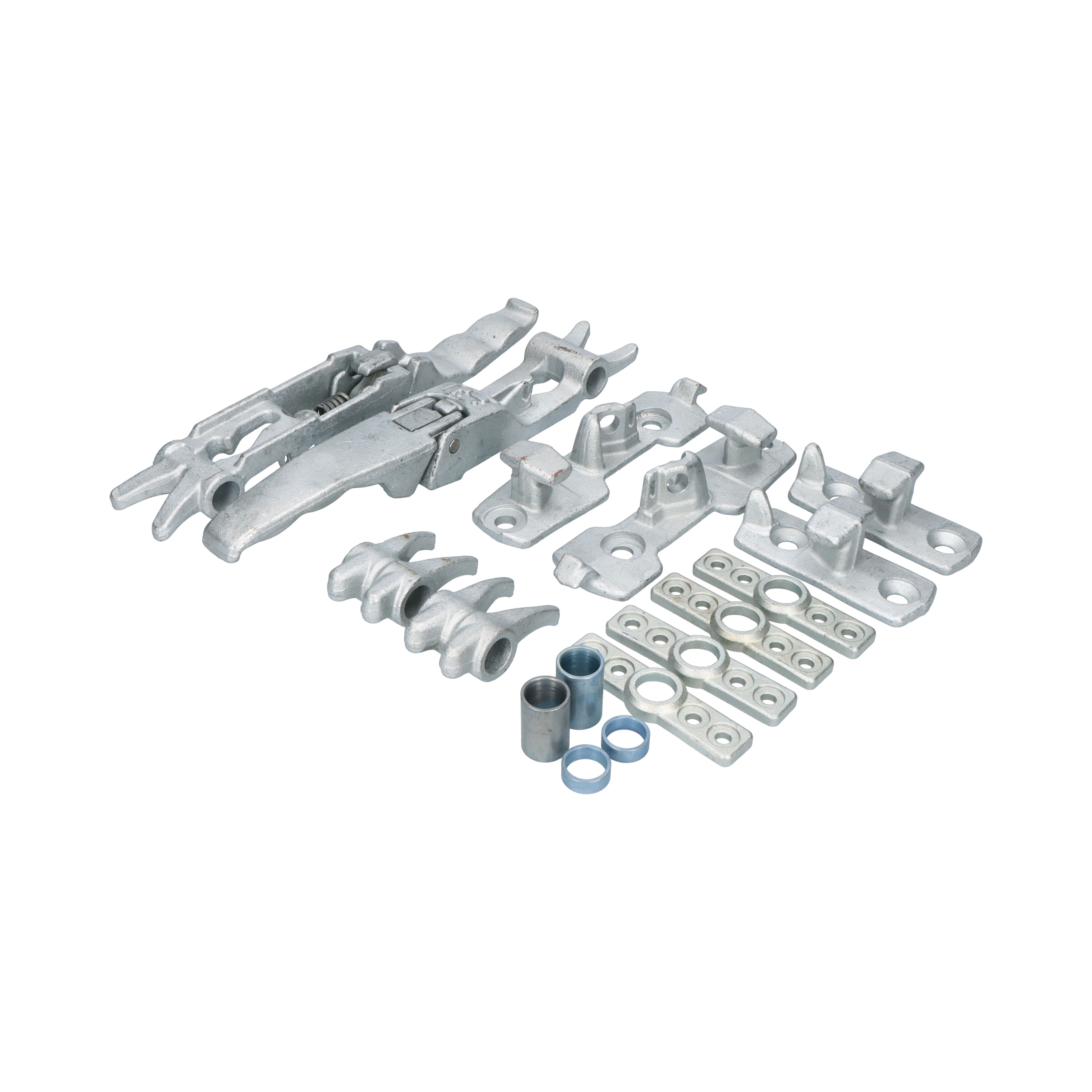 Pommier substructure locking mechanism set left and right  Ø16 mm - zinc-plated