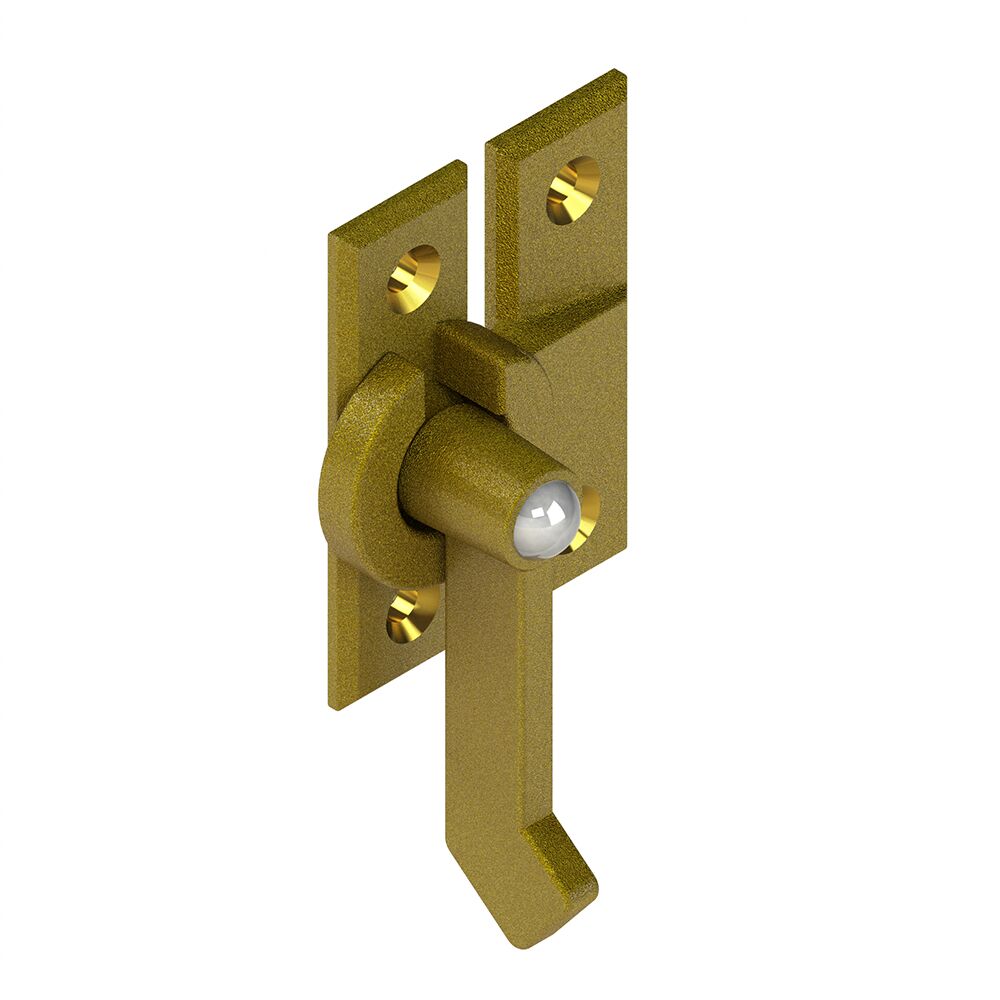 Pommier overvalsluiting - 72 x 51 mm - links - verchroomd