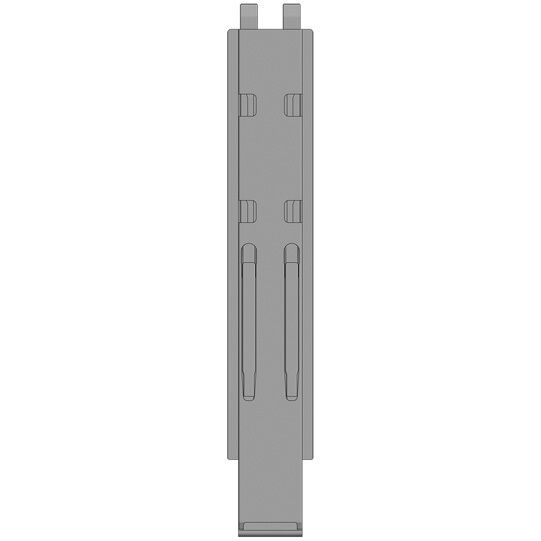 Kinnegrip K20 centre pillar - 800 mm - with locator - microZINQ® 5