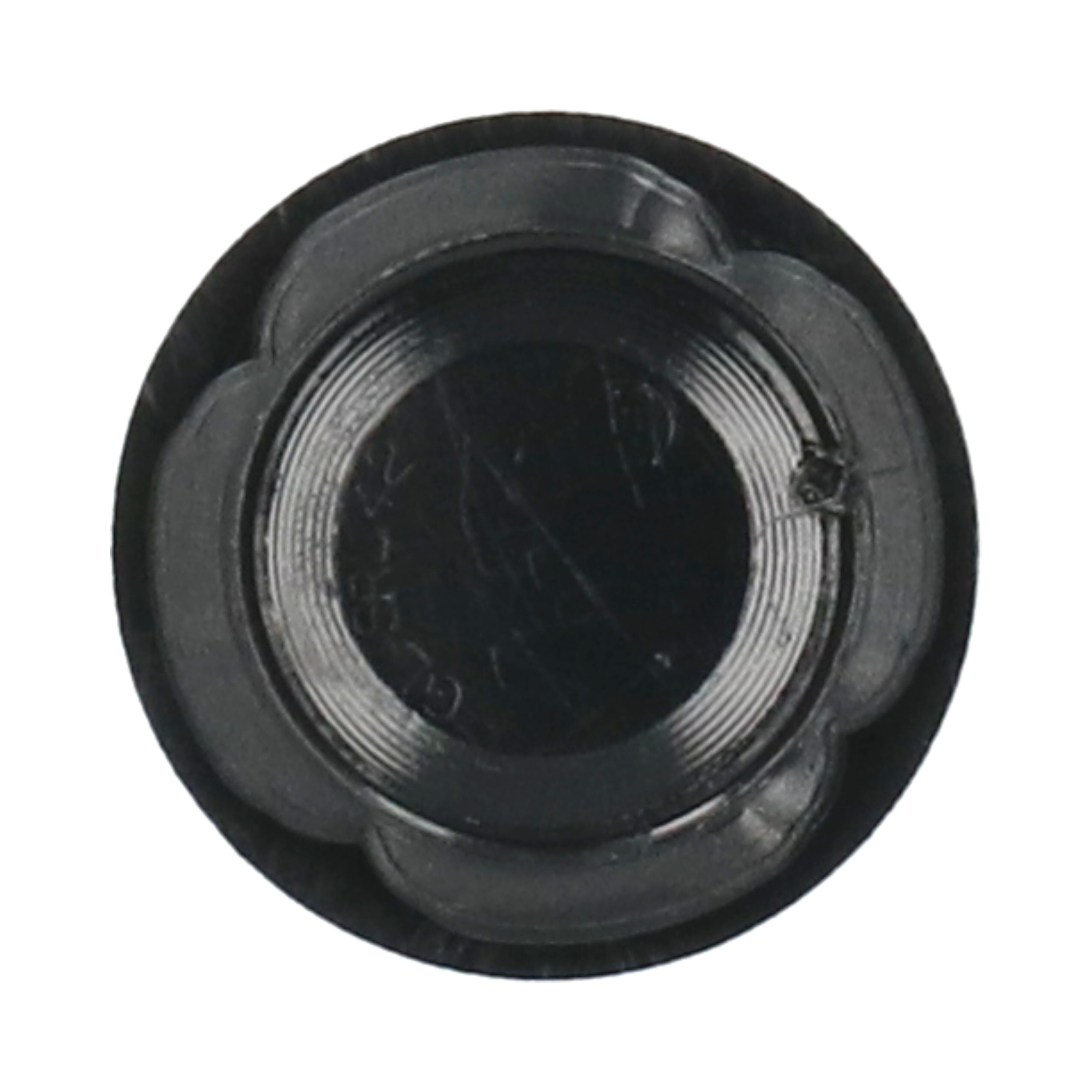 Rhiwa Quality end cap - for mounting tube Ø 42 mm - black plastic