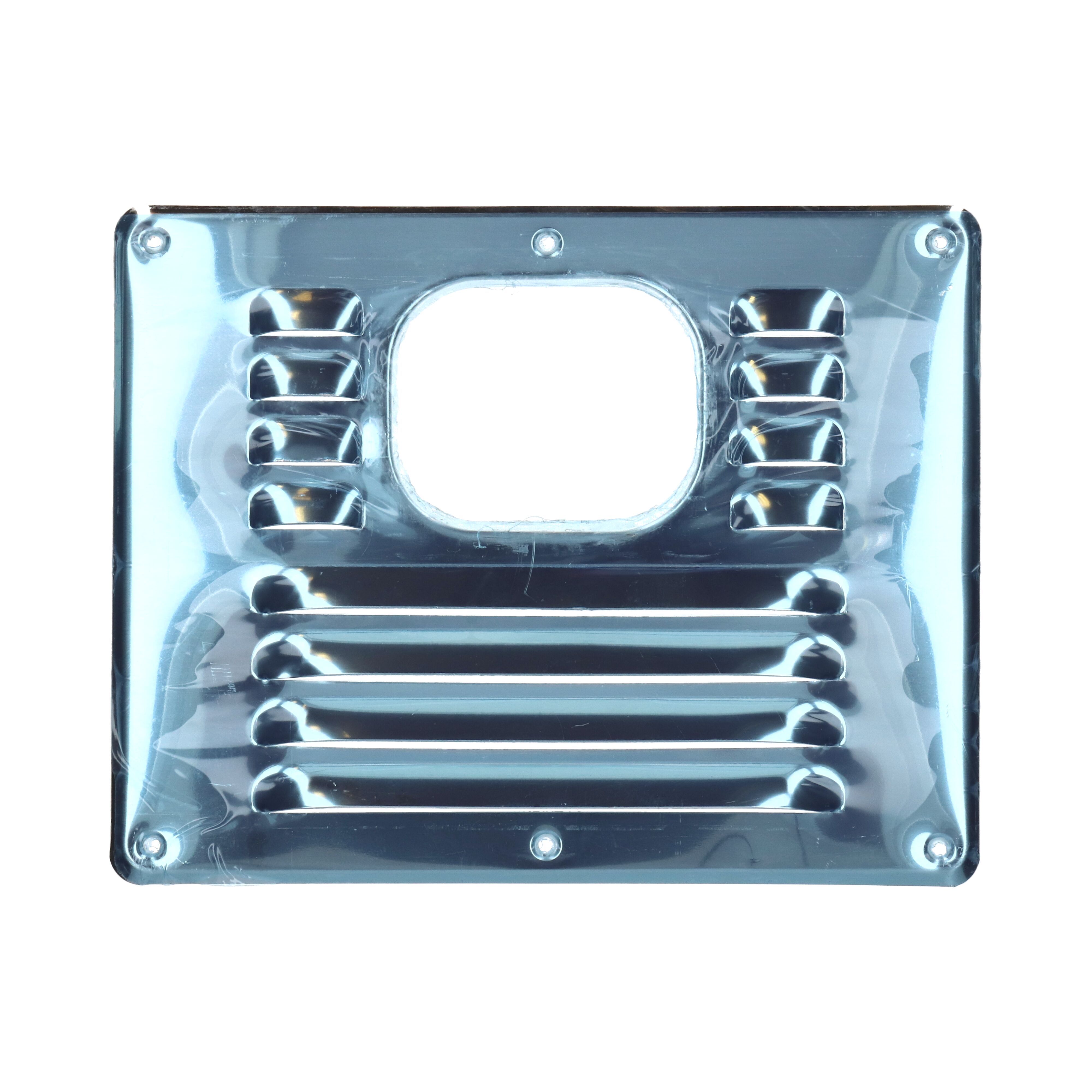 Rhiwa Quality ventilatierooster 265 x 205 mm - met hand doorgang - aluminium