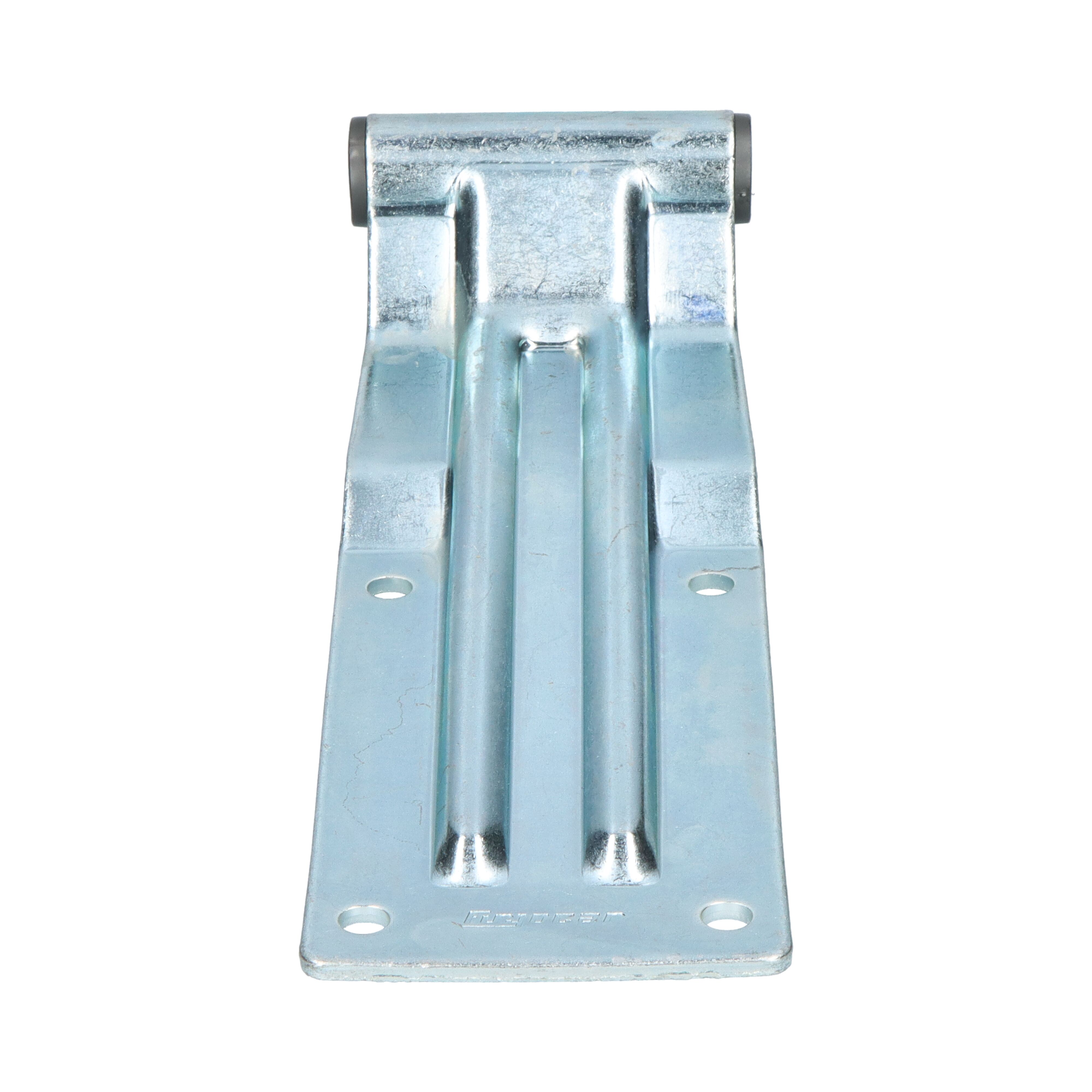 Pommier rear door hinge plate 262 mm - trestle width 88 mm - zinc-plated